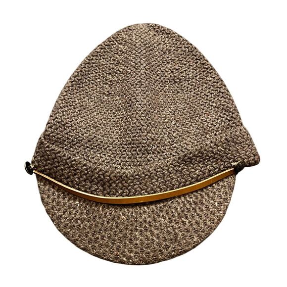Lauren Ralph Lauren Donegal Hunting Hat Knit Brown Wool Outdoors One‎ Size